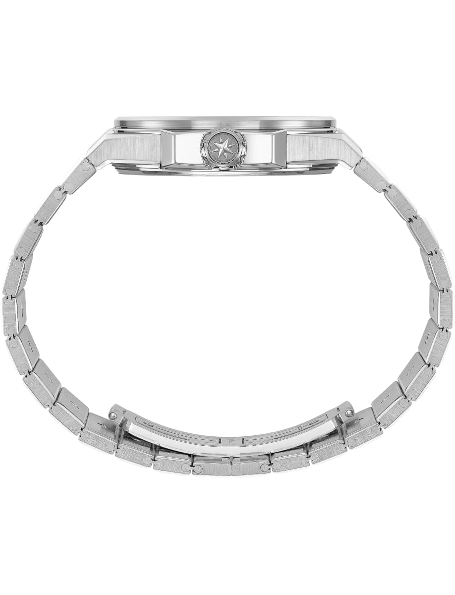 Side view of Back view of Chopard wristwatch with 18k white gold case and bracelet