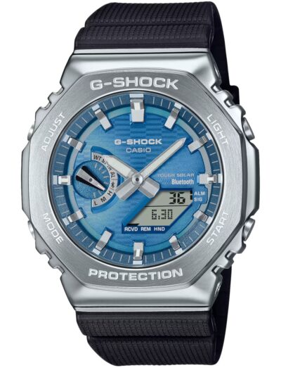 G-Shock wristwatch with Bio-based resin case, blue dial and Bio-based resin band