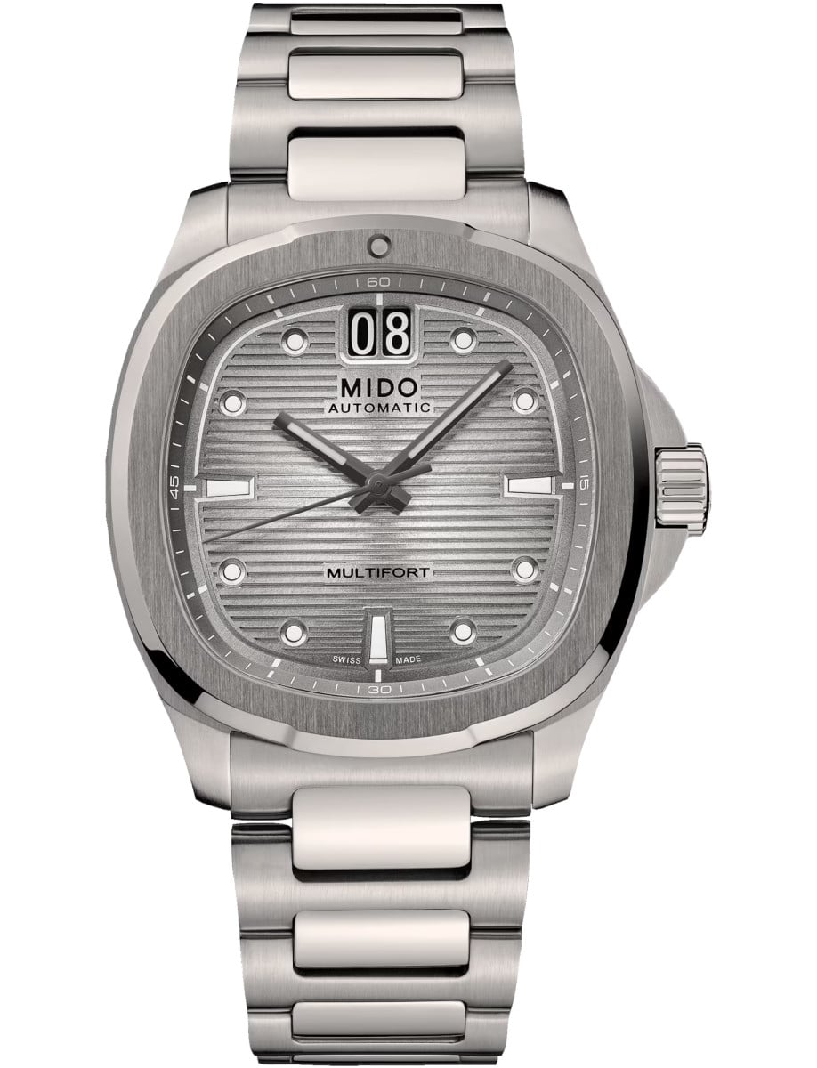ピカピカ Mido Multifort Multifort TV Big Date Titanium | Feldmar Watch Co.