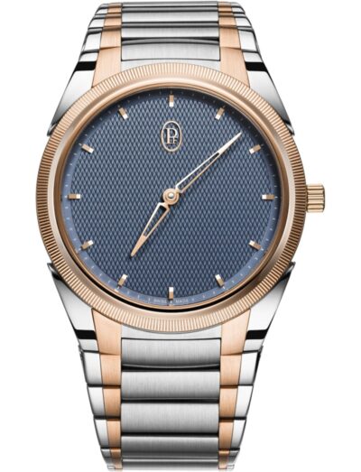 Parmigiani Fleurier wristwatch with stainless steel and 18ct rose gold case and bracelet
