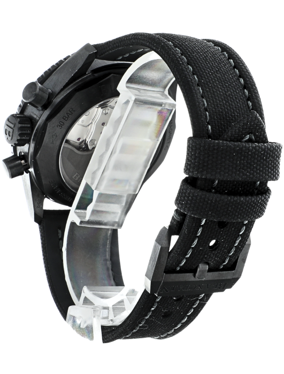 Blancpain Fifty Fathoms Bathyscaphe Chronographe Flyback angled back right view