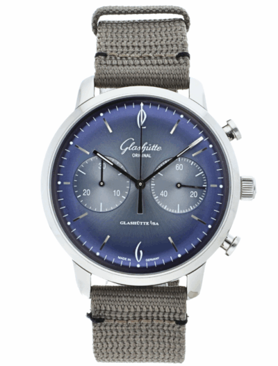 Glashutte Original Sixties Chronograph front facing view