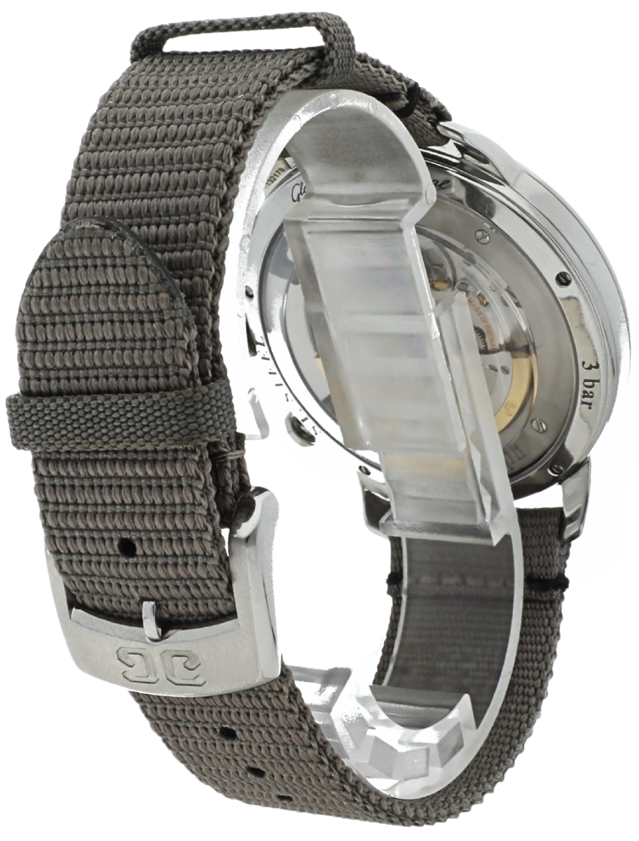 Glashutte Original Sixties Chronograph angled back left facing view