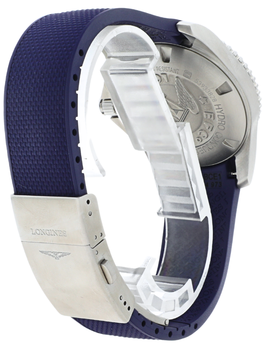 Longines Hydroconquest angled back left view