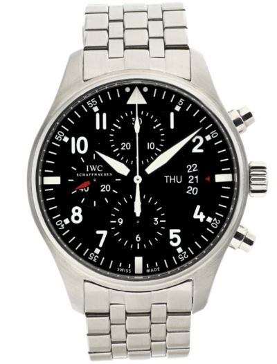 IWC Pilot's Watch Chronograph front facing view