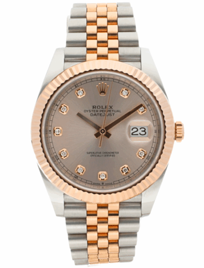Rolex Datejust 41 front facing view