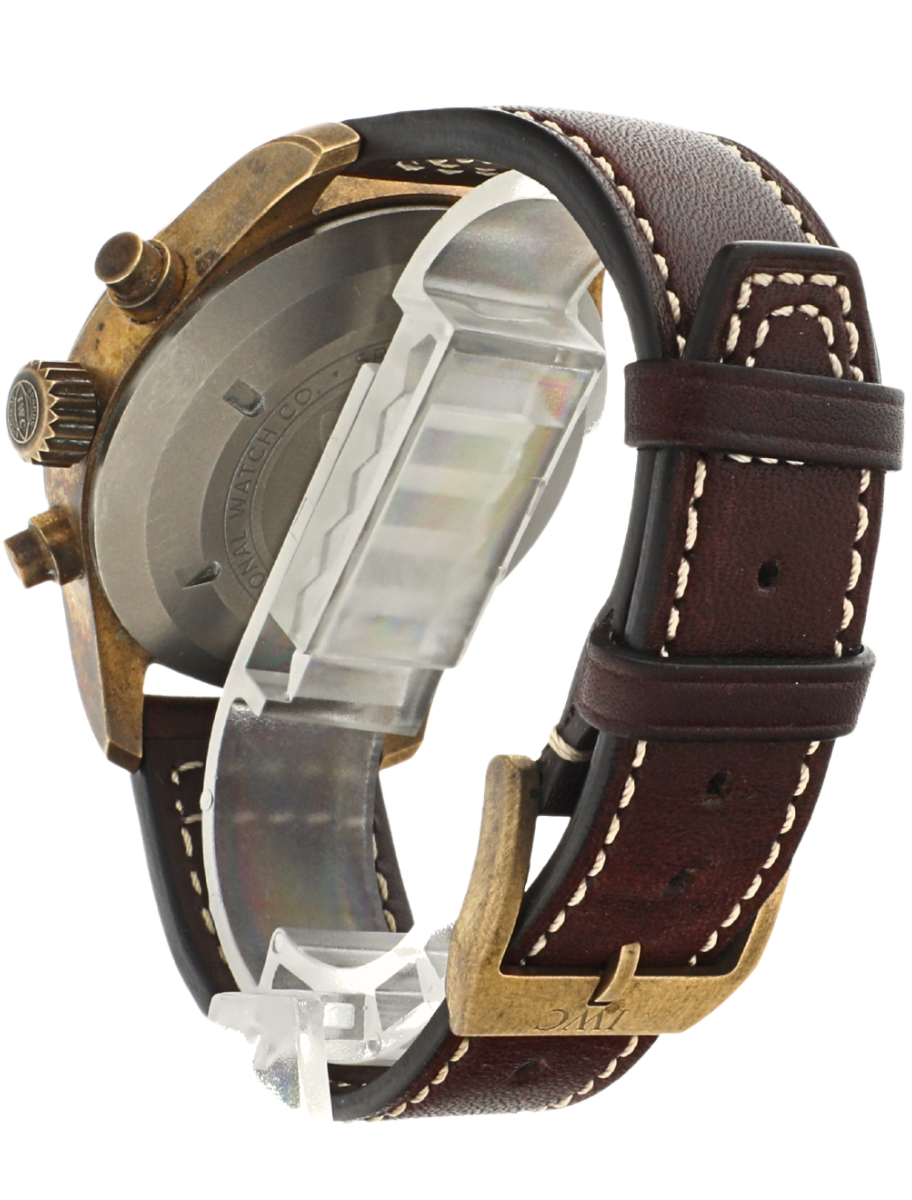 IWC Pilot Watch Chronograph Spitfire Bronze angled back right view