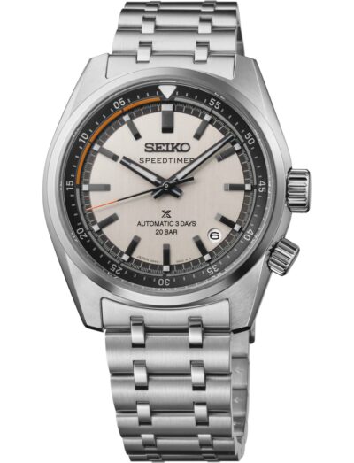 Seiko Luxe wristwatch with stainless steel case and bracelet and silver dial