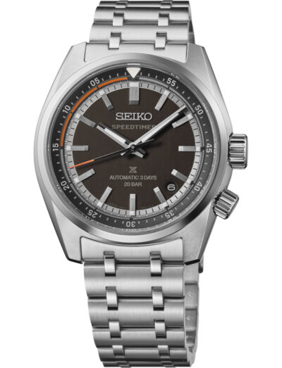 Casio Luxe wristwatch with stainless steel case and bracelet and black dial