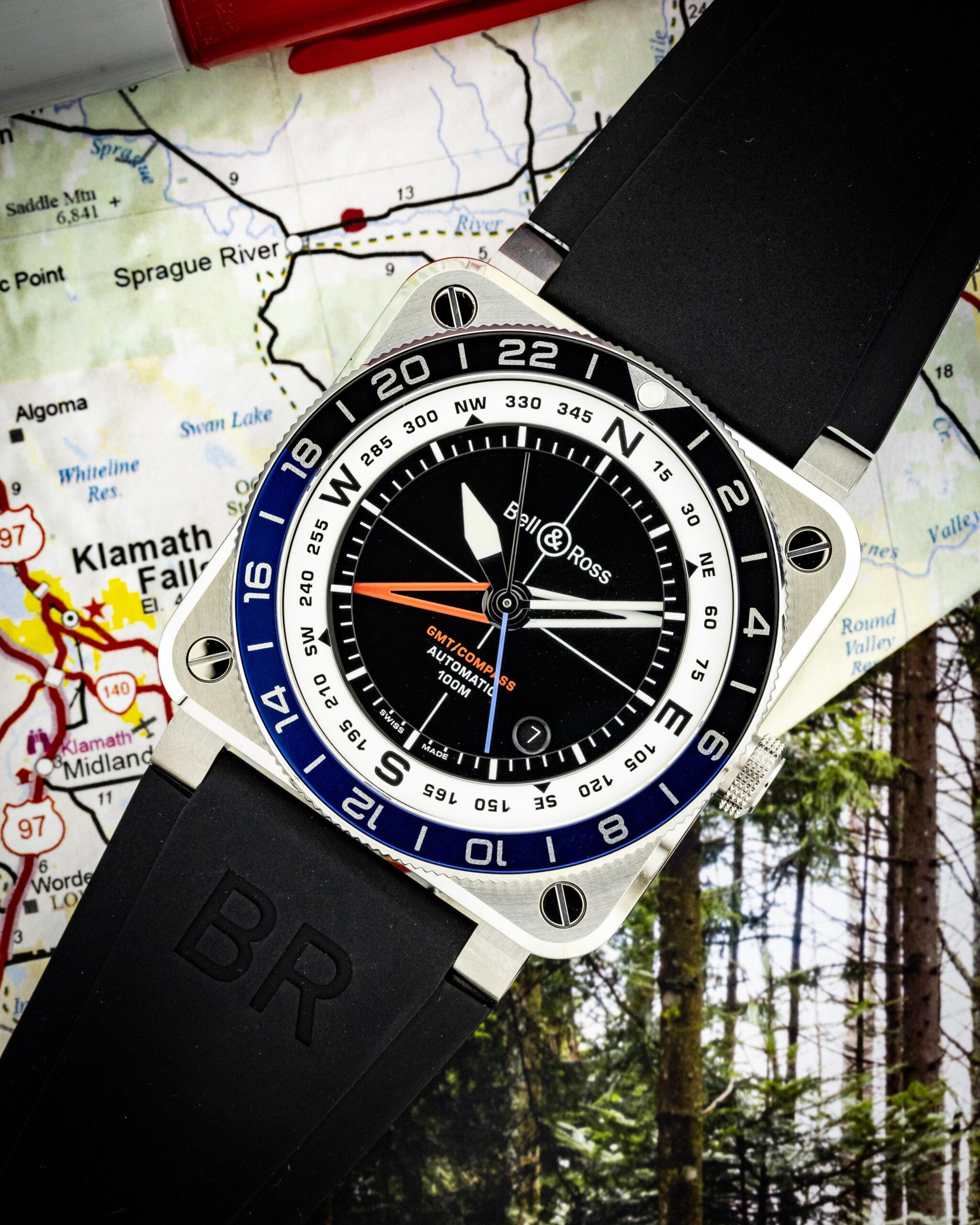 BELL & ROSS BR-03 GMT COMPASS