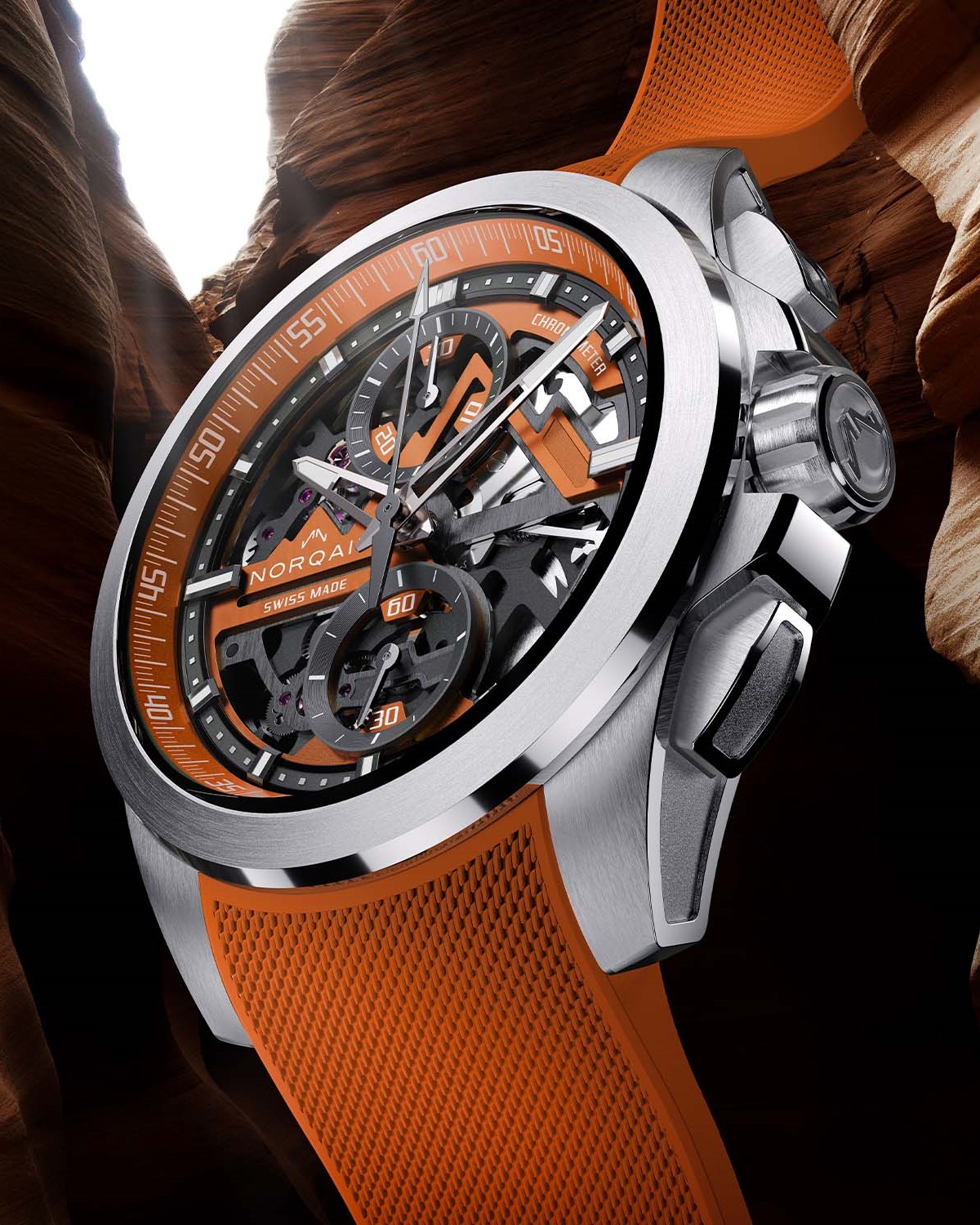 NORQAIN INDEPENDENCE SKELETON FLYBACK CHRONOGRAPH

