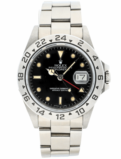 Rolex Explorer II front facing view