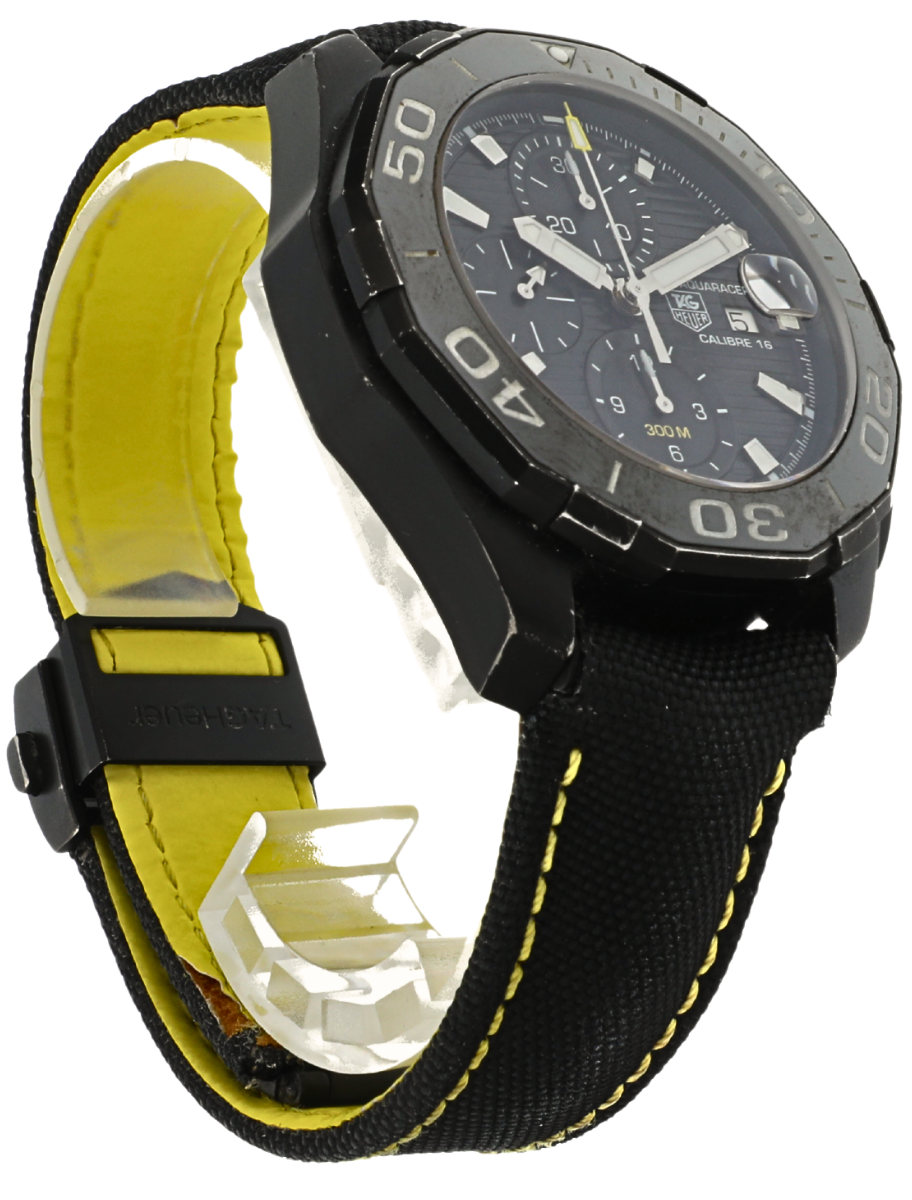 Tag Heuer Aquaracer Chronograph angled front left view