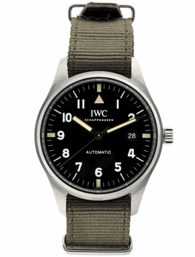 IWC Pilots Watch Mark XVIII front facing view