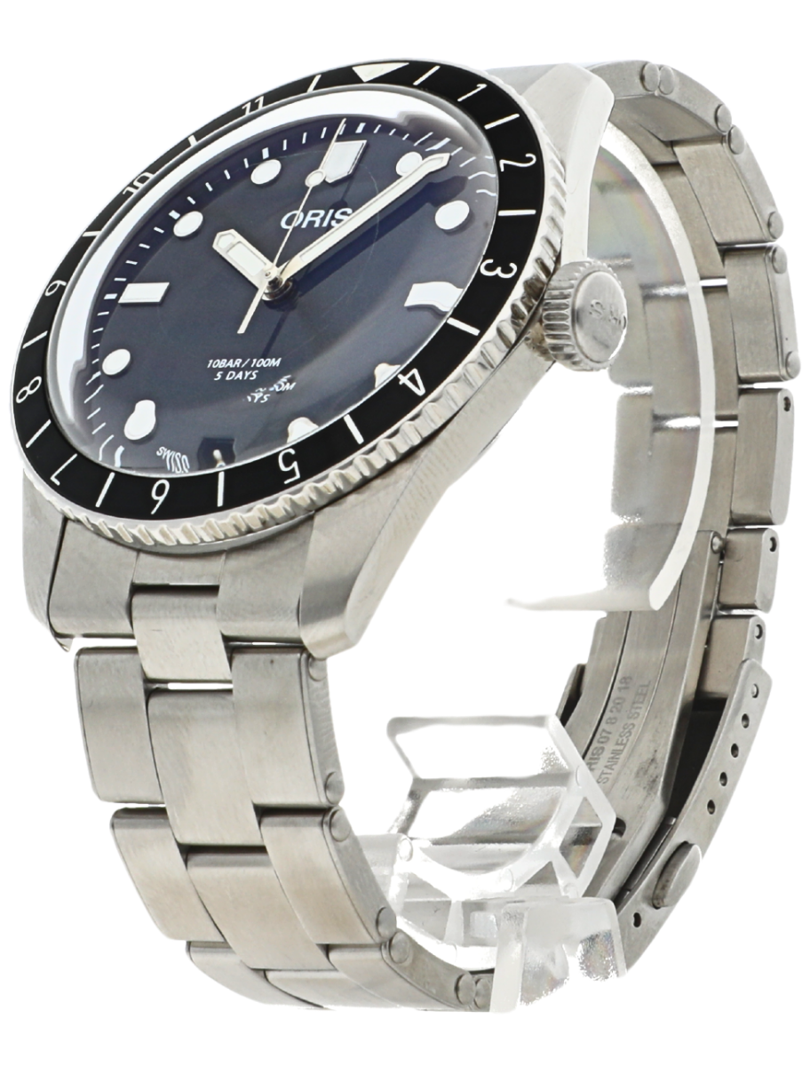 Oris Divers Sixty Five angled front right view