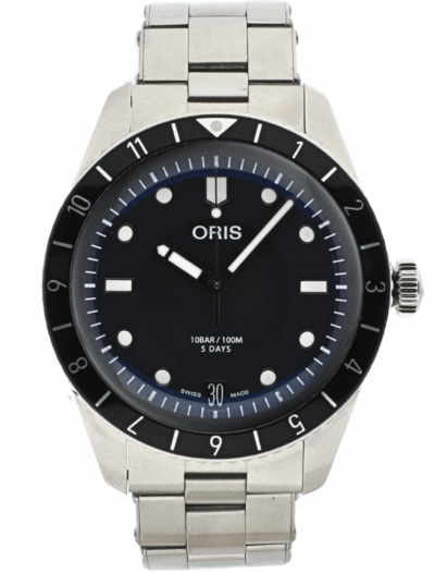 Oris Divers Sixty Five front facing view