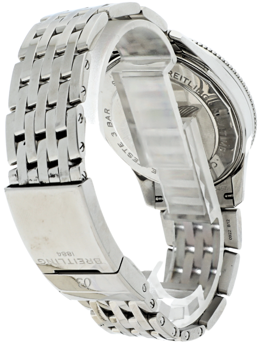 Breitling Navitimer 41 angled back left view