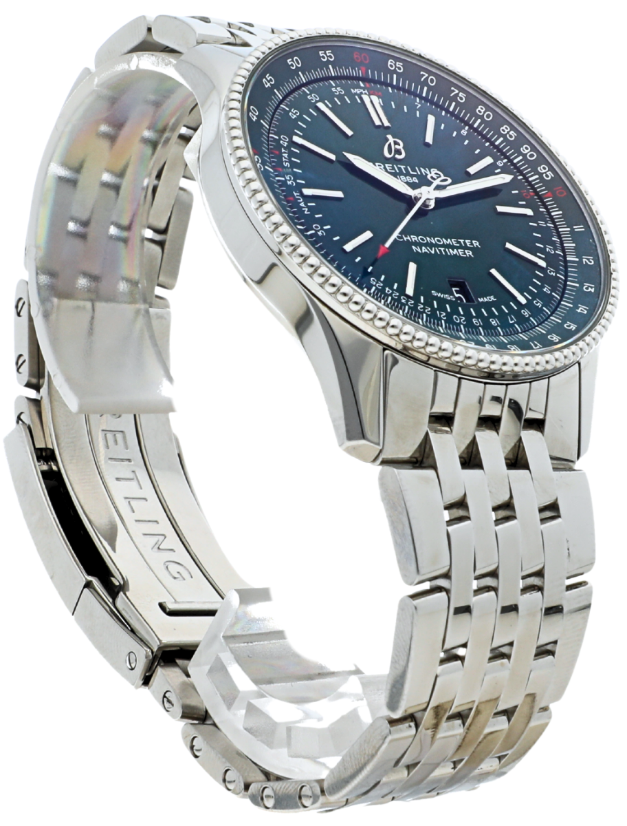 Breitling Navitimer 41 angled front left view