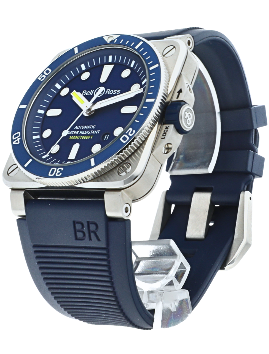 Bell Ross BR03-92 Diver angled front right facing view