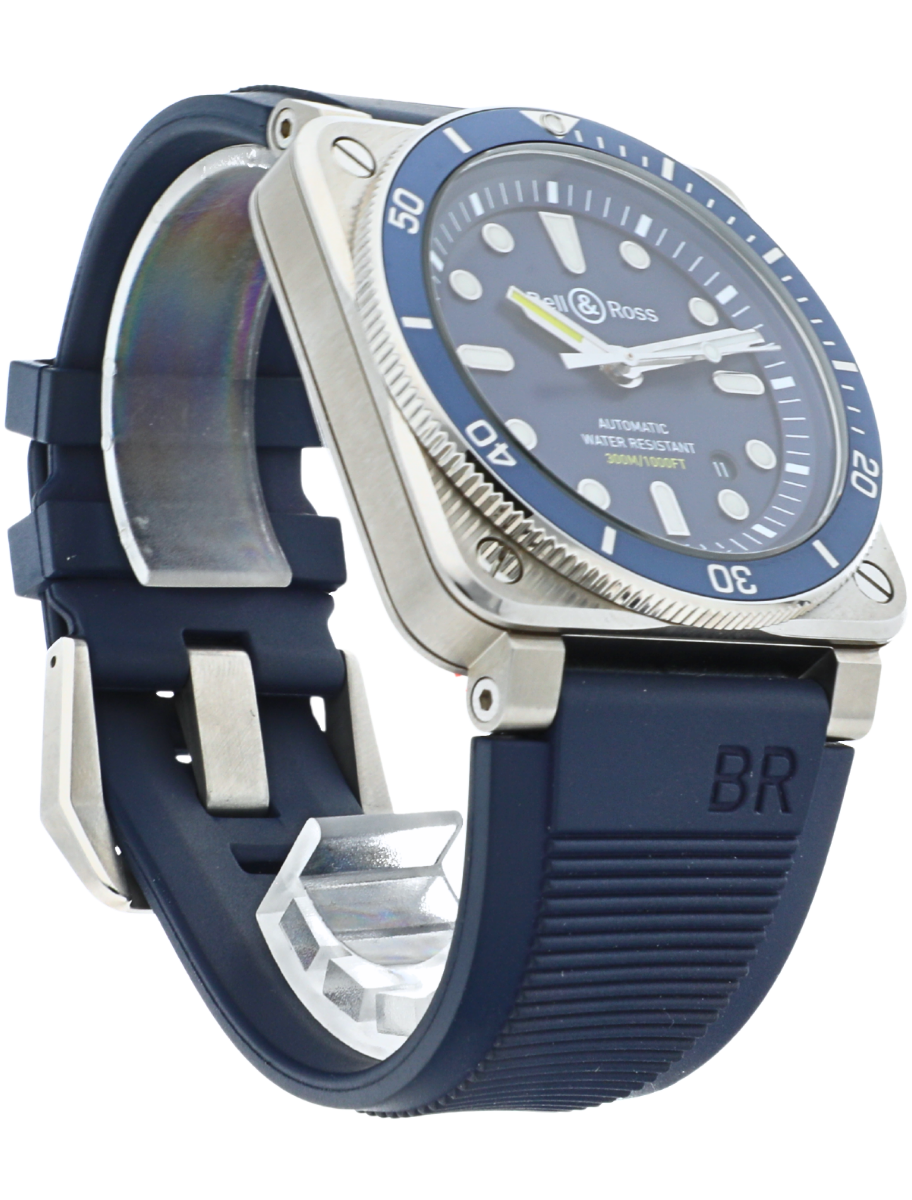 Bell Ross BR03-92 Diver angled front left facing view
