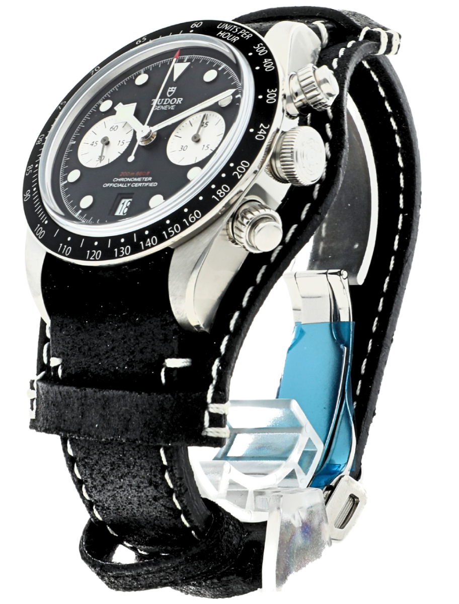 Tudor Black Bay Chrono angled front right view