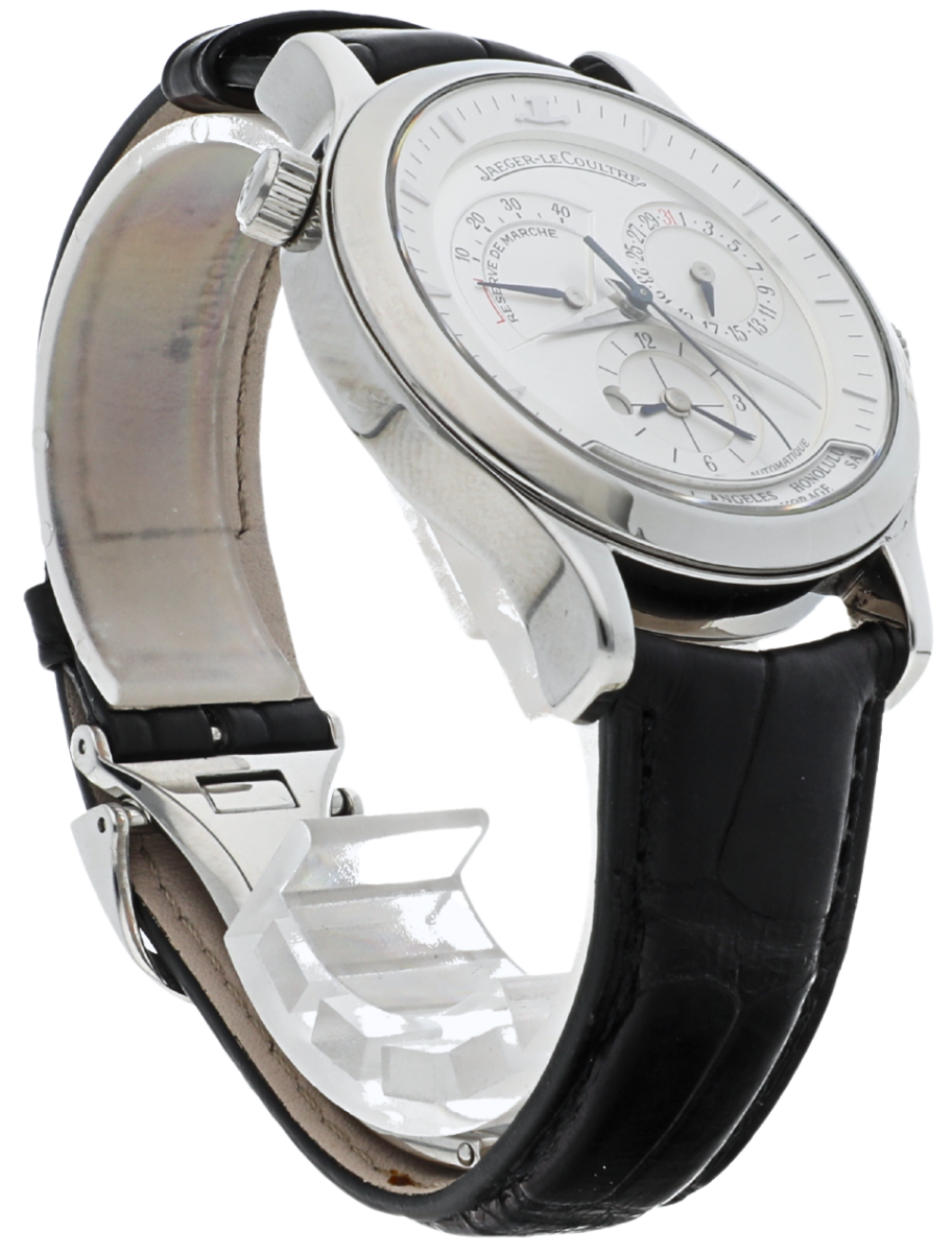 Jaeger LeCoultre Master Geographic angled front left view