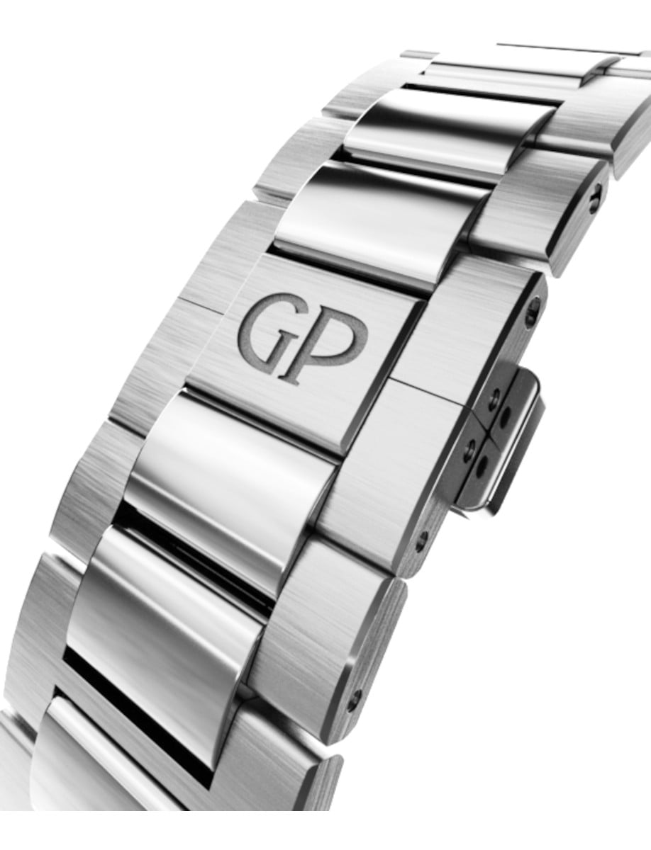Girard-Perregaux stainless steel bracelet.