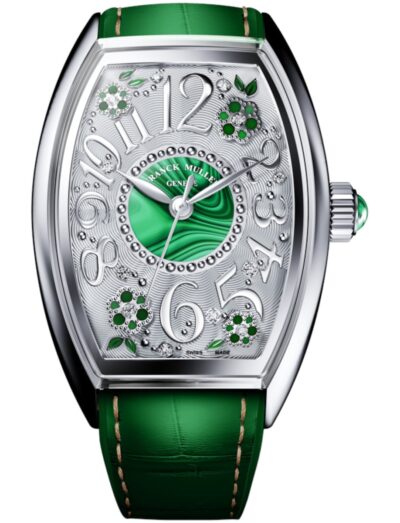 Franck Muller wristwatch with stainless steel case, and alligator strap. | Feldmar Watch Co. Franck Muller wristwatch with stainless steel case, and alligator strap.