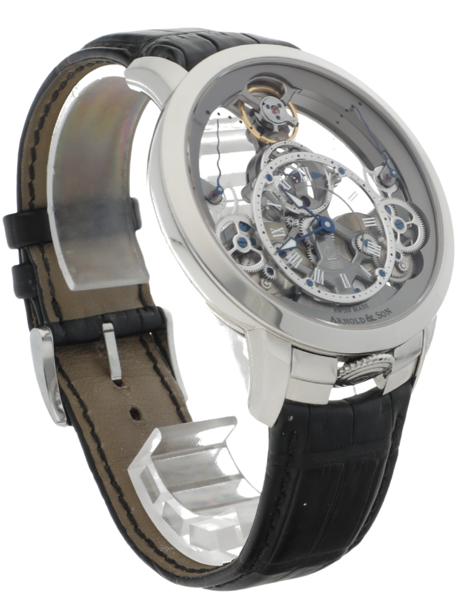 ARNOLD & SON TIME PYRAMID angled front left view