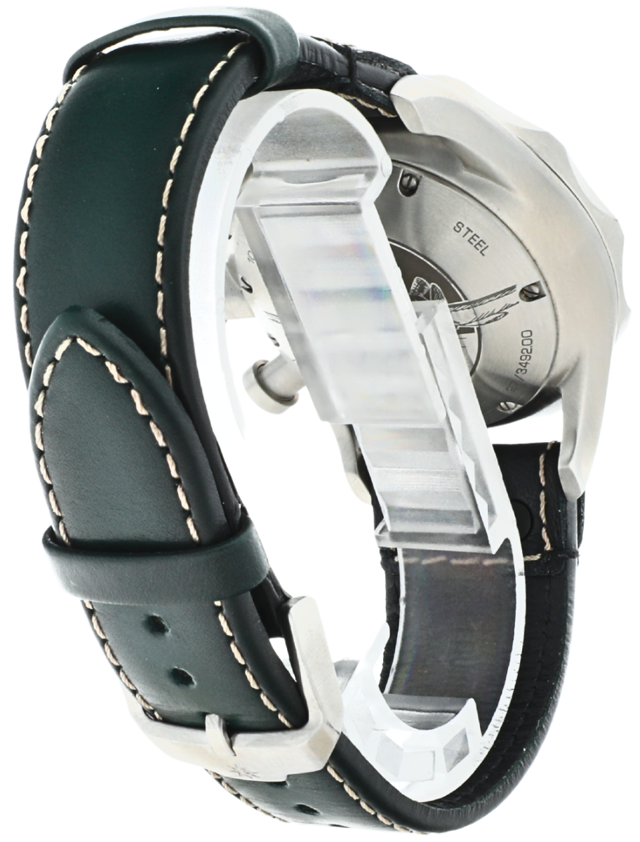 Junghans Pilot Chronoscope angled back left view