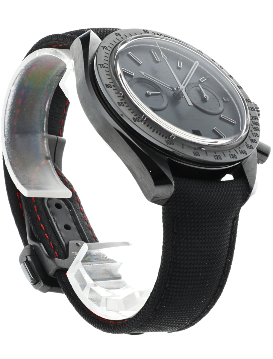 Omega Speedmaster DSOTM angled front left view