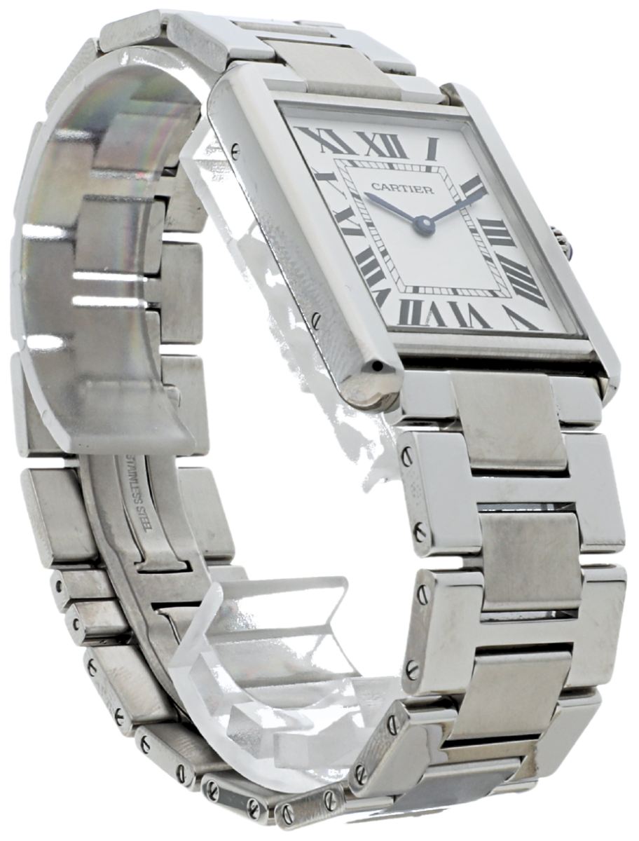 Cartier Tank Solo angled front left view