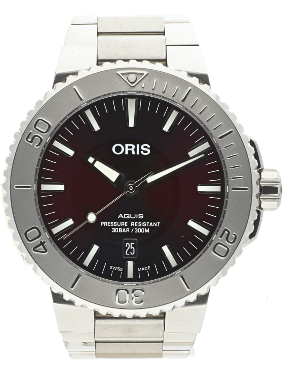 Oris Aquis Date Cherry