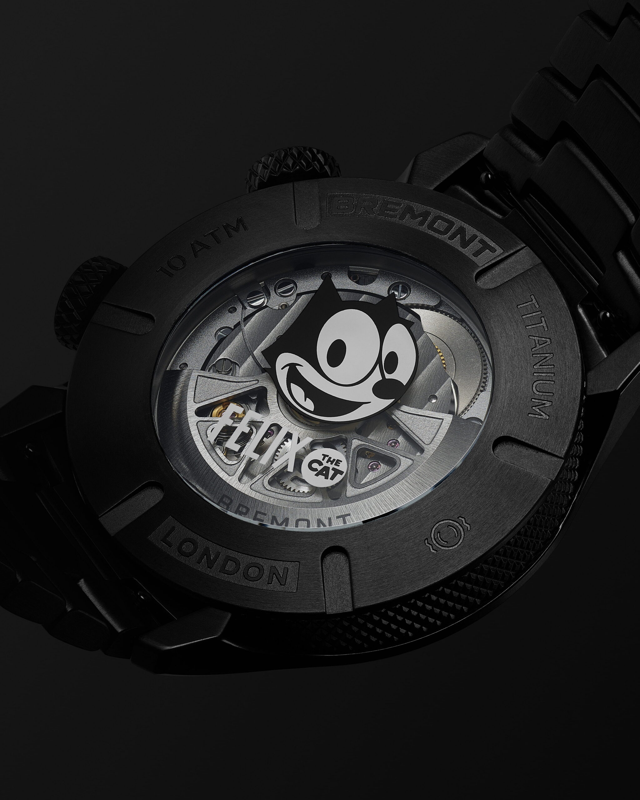 Hotlist image for Bremont wristwatch with titanium case and bracelet and black dial.