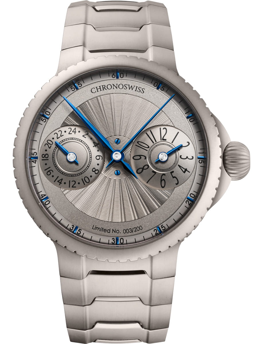 GMT Silver Guilloche