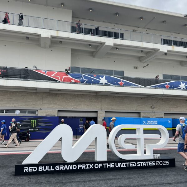 Moto GP paddock signage