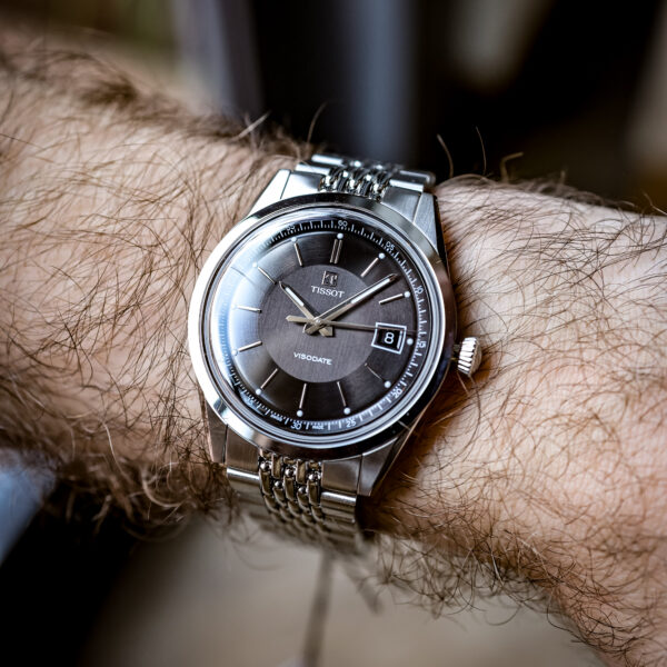 Tissot Visodate black wrist shot
