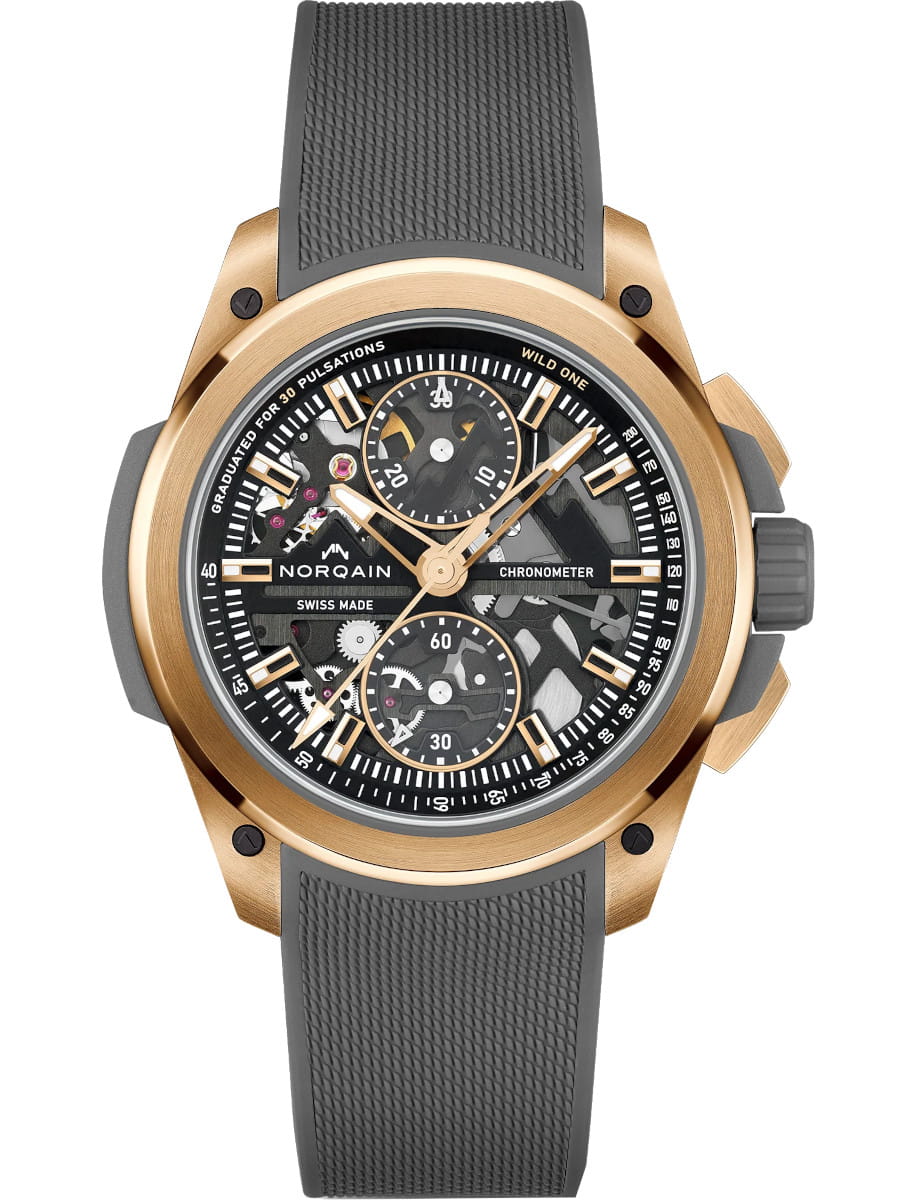 Wild One Skeleton Chrono Red Gold