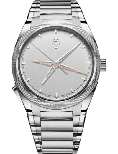 Parmigiani Fleurier Tonda PF Chronograph Mysterieux wristwatch with 950 platinum case and bracelet and dial.