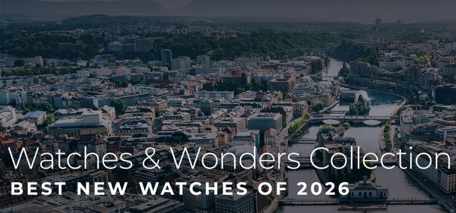 Geneva cityscape with Watches & Wonders 2026 text