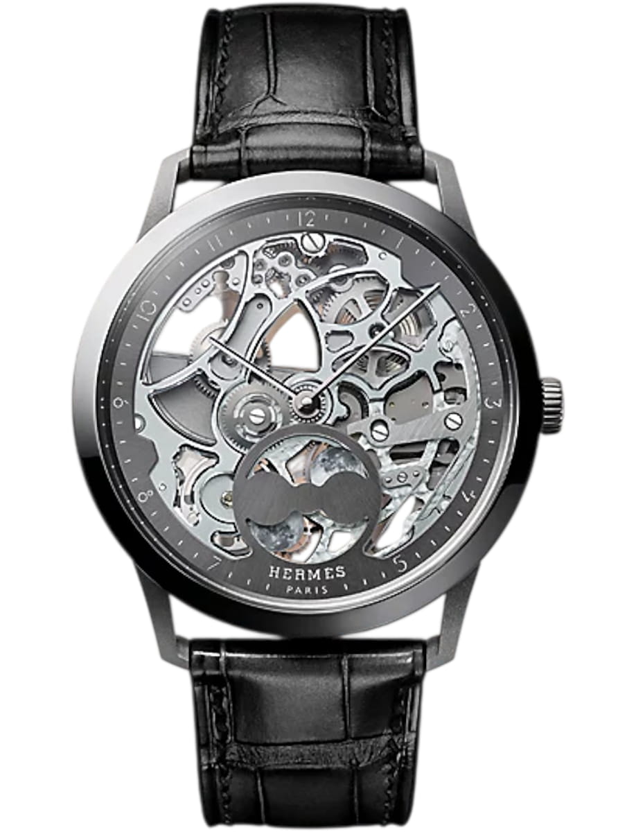 Slim d'Hermès Squelette Lune watch