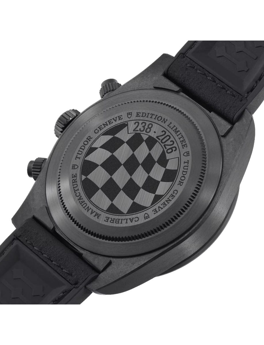Back view of Tudor Black Bay Chrono 