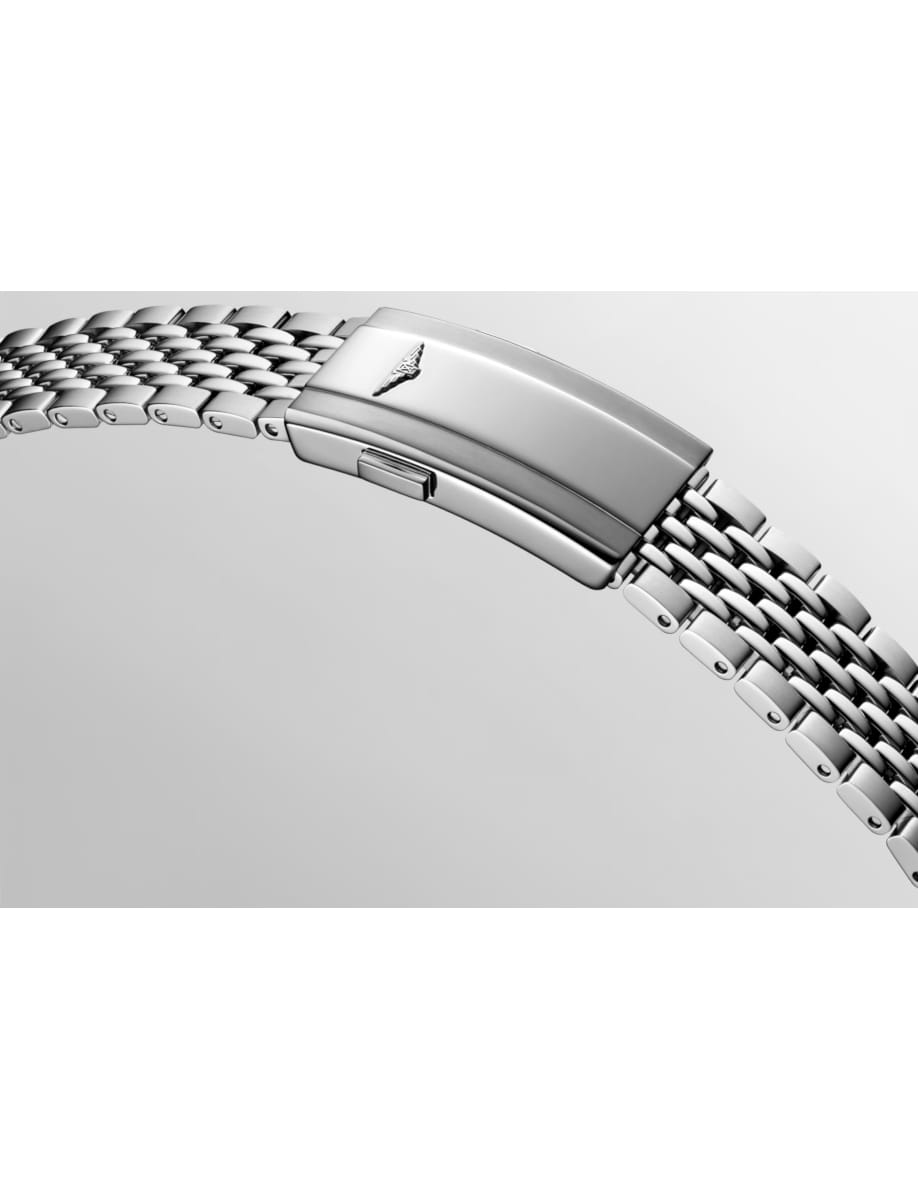 Stainless steel bracelet of Longiness wristwatch