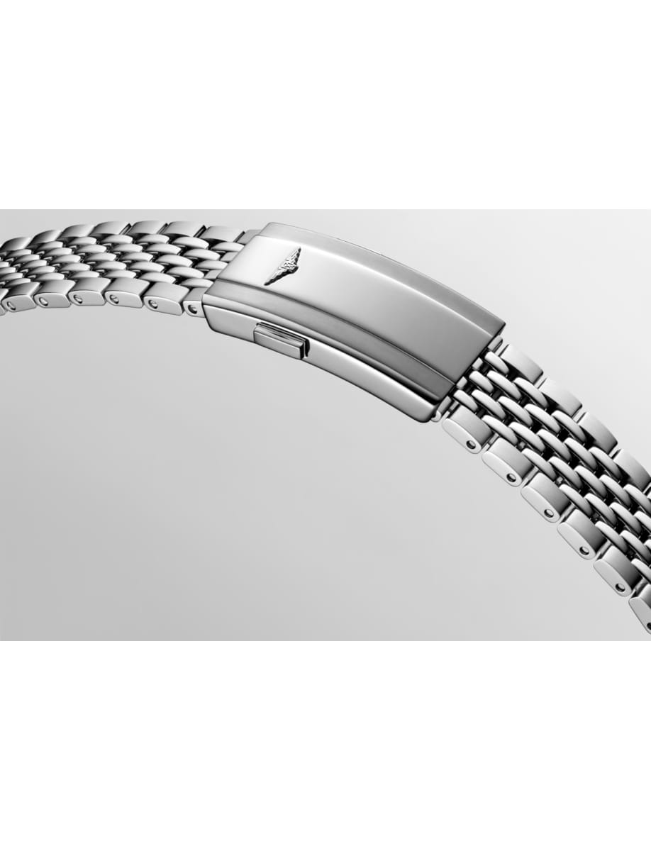 Stainless steel bracelet of Longines wristwatch