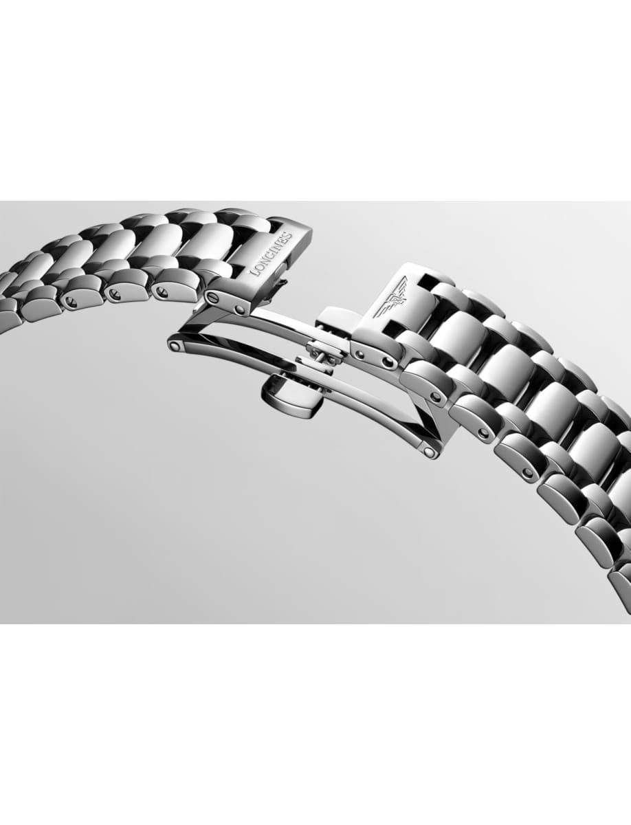 Stainless steel bracelet of Longines wristwatch