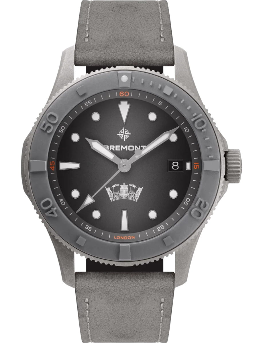 HMAF Supermarine 40mm Date Leather Strap