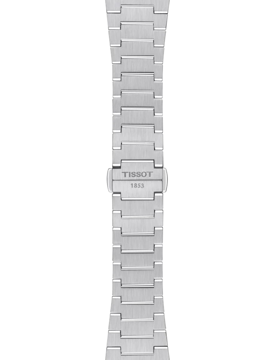 Stainless steel bracelet of Tissot wristwatch