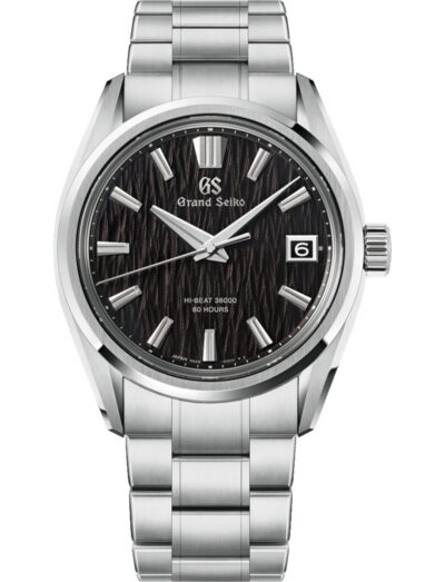 Grand Seiko Evolution 9 wristwatch with high-intensity titanium case and bracelet, and deep black dial. | Feldmar Watch Co. Grand Seiko Evolution 9 wristwatch with high-intensity titanium case and bracelet, and deep black dial.