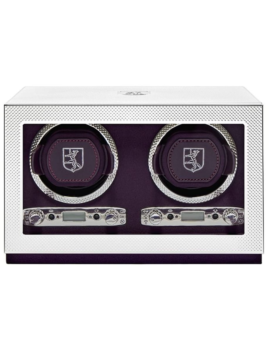 Silver Double Watch Winder