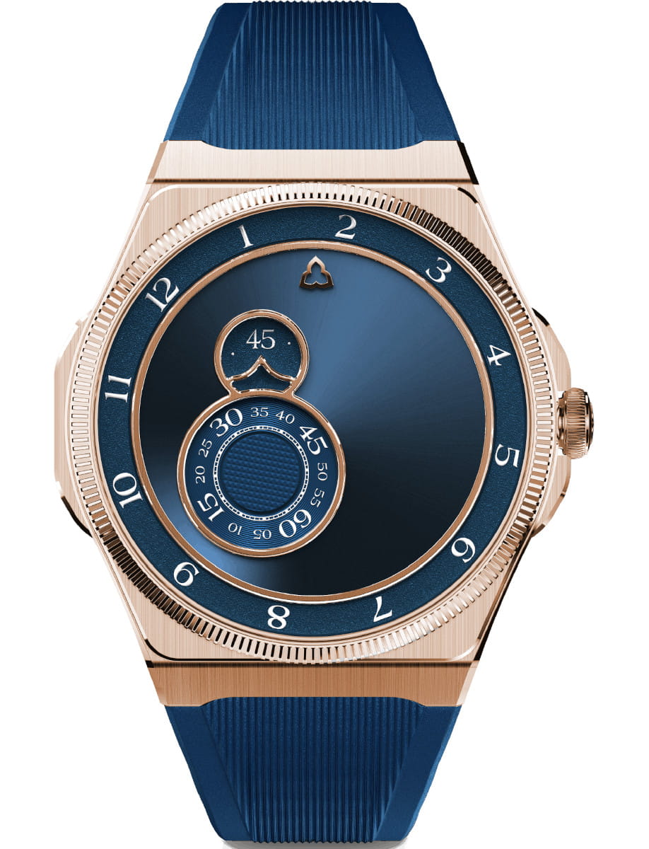 Sunray Blue Rose Gold